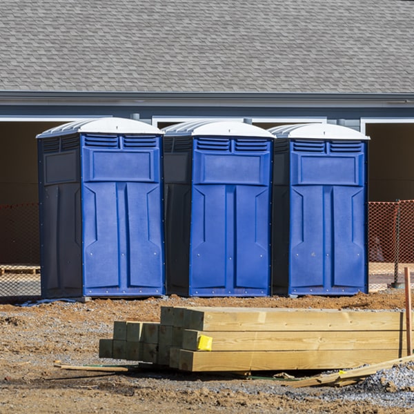 are there any restrictions on where i can place the portable restrooms during my rental period in Fairfax South Carolina